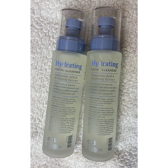 2 Nature Love HYDRATING FACIAL CLEANSER w/Hyaluronic Acid & Blueberry Extract - Picture 2 of 4